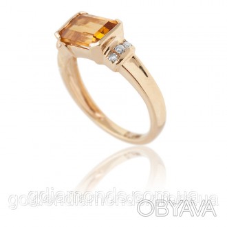 Данное золотое кольцо имеет уникальный цитрин , который не оставит равнодушным н. . фото 1