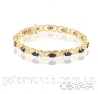 Браслет из золота с драгоценными камнями от онлайн-магазина GOLDEN DIAMONDS – пр. . фото 1