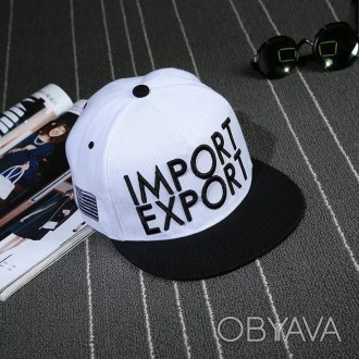 Кепка Снепбек Import Export (импорт-экспорт) с прямым козырьком, Унисекс
 
 
Кеп. . фото 1
