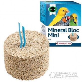 Versele-Laga Mineral Bloc Mini – минеральный блок для небольших птиц: волнистых . . фото 1