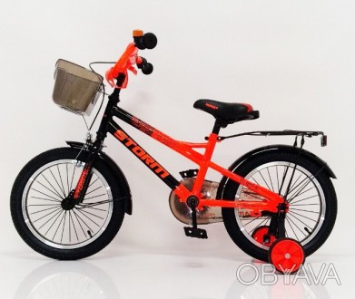 Велосипед укомплектован ручкой толкателем и вспомогательными боковыми колесами д. . фото 1