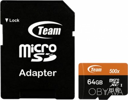 
Скоростная карта памяти микроСД Team 500x microSDXC 64GB
Новая высокопроизводит. . фото 1