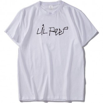 Белая футболка Lil Peep Logo, унисекс (мужская, женская, детская). Київ. фото 1 Белая футболка Lil Peep Logo, унисекс (мужская, женская, детская). Київ. фото 1