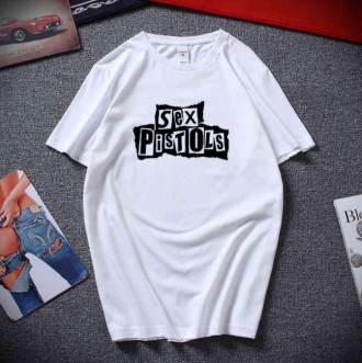 Белая футболка Sex Pistols Classic Logo, унисекс (мужская, женская, детская). Київ. фото 1 Белая футболка Sex Pistols Classic Logo, унисекс (мужская, женская, детская). Київ. фото 1
