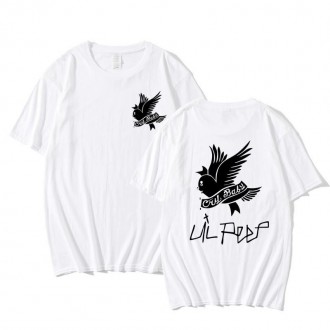 Белая футболка Lil Peep Cry Baby Two-sides Logo, унисекс (мужская, женская, детс. Київ. фото 1 Белая футболка Lil Peep Cry Baby Two-sides Logo, унисекс (мужская, женская, детс. Київ. фото 1