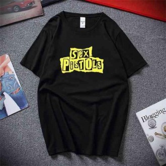 Черная футболка Sex Pistols Classic Logo, унисекс (мужская, женская, детская). Київ. фото 1 Черная футболка Sex Pistols Classic Logo, унисекс (мужская, женская, детская). Київ. фото 1