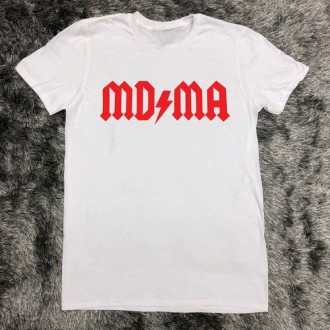 Белая футболка MD / MA Logo Red, унисекс (мужская, женская, детская). Київ. фото 1 Белая футболка MD / MA Logo Red, унисекс (мужская, женская, детская). Київ. фото 1