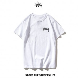 Белая футболка Stussy Стасси Minimal Logo Стусси унисекс мужская женская ориг би. Київ. фото 1 Белая футболка Stussy Стасси Minimal Logo Стусси унисекс мужская женская ориг би. Київ. фото 1