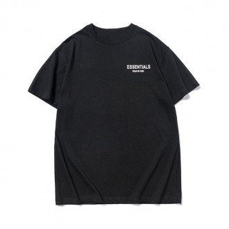 Футболка Fear Of God Essentials Star, черная, белая, унисекс (мужская, женская, . Київ. фото 1 Футболка Fear Of God Essentials Star, черная, белая, унисекс (мужская, женская, . Київ. фото 1