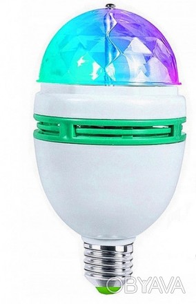 Лампа LED DISCO не только озаряет комнату разноцветными проекциями лучей, но еще. . фото 1