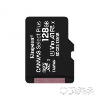 Карти пам'яті Canvas Select Plus microSD компанії Kingston сумісні з пристроями . . фото 1