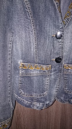 Куртка джинсовая Garland женская. Размер американский 9 - соответствует нашему 4. . фото 6