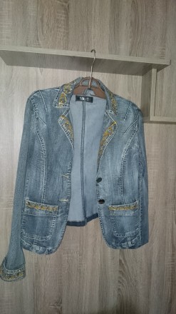 Куртка джинсовая Garland женская. Размер американский 9 - соответствует нашему 4. . фото 3