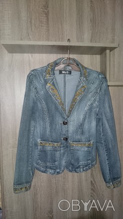 Куртка джинсовая Garland женская. Размер американский 9 - соответствует нашему 4. . фото 1