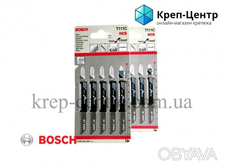 Пилки для лобзика Т111С Bosch используют для резания мягкой древесины толщиной 4. . фото 1