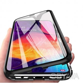 Magnetic case Full Glass 360 (магнитный чехол) для Xiaomi Redmi K30 со стеклянно. . фото 1