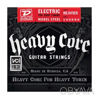 Струны Dunlop DHCN1150 Heavy Core NPS Electric Strings 11/50
Струны Heavy Core с. . фото 1
