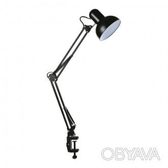 Настольная лампа на струбцине LU-074-1800 обеспечивает возможность свободного пе. . фото 1