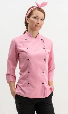 Китель повара Розовый с черным кантом

Черные кнопки на кителе в сочетании с ч. . фото 2