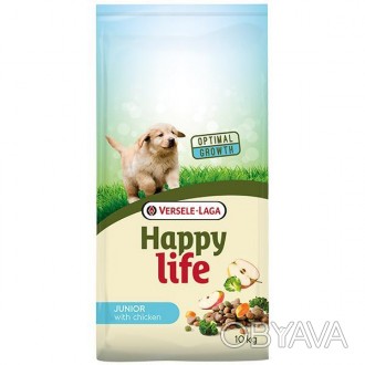 Корм для щенков Happy Life Junior – сбалансированный полноценный рацион премиум . . фото 1