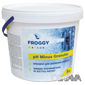 
PH minus , Froggy ,pH-минус , Фрогги, в гранулах 5 кг
Понижает уровень рН
Препа. . фото 1