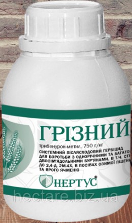Гербицид Грозный 0,250 кг (аналог Гранстар) 
Высокоэффективный послевсходовый си. . фото 2