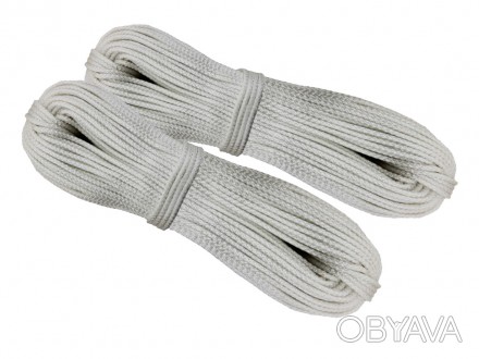 Веревка бельевая "Мтех" - это связанные сквозным плетением полипропиленовые нити. . фото 1