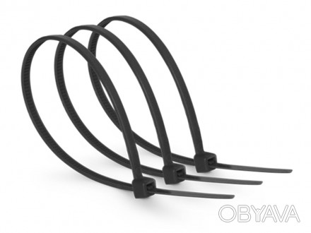 Стяжка кабельная нейлоновая предназначена для крепления или обвязки в жгут кабел. . фото 1
