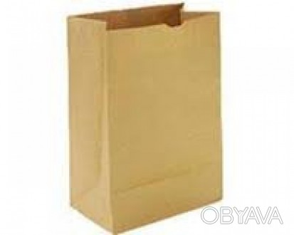 
 Пакеты из бумаги-крафт коричневого цвета для упаковки любых пищевых продуктов . . фото 1