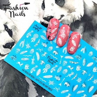 Наклейки для Ногтей ЛОВЕЦ СНОВ Перья Fashion Nails Aero57 - Слайдер дизайн ловец. Харьков. фото 1 Наклейки для Ногтей ЛОВЕЦ СНОВ Перья Fashion Nails Aero57 - Слайдер дизайн ловец. Харьков. фото 1