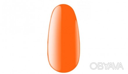 Гель лак № 50 BR (серия BRIGHT) имеет текстуру эмали, цвет – оранжевый неоновый.. . фото 1