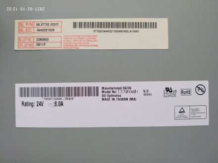 Плата снята с работоспособного телевизора Samsung LE37R72B с механическим повреж. . фото 7