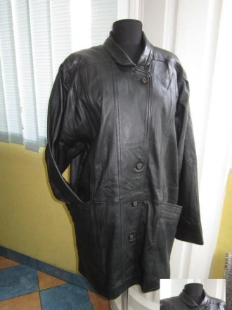 Большая женская кожаная куртка Echtes Leder. Германия. Лот 646. Ужгород. фото 1 Большая женская кожаная куртка Echtes Leder. Германия. Лот 646. Ужгород. фото 1