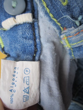 Джинсовые  шорты, бриджи, штаны, Испания. Указан р.5,талия регулируется резинкой. . фото 10