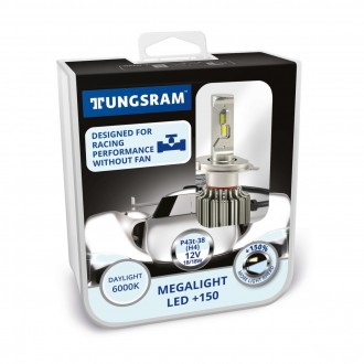 Комплект светодиодных ламп Tungsram Megalight LED +200 12V H4 24W 6000K (2 шт./к. Харків. фото 1 Комплект светодиодных ламп Tungsram Megalight LED +200 12V H4 24W 6000K (2 шт./к. Харків. фото 1