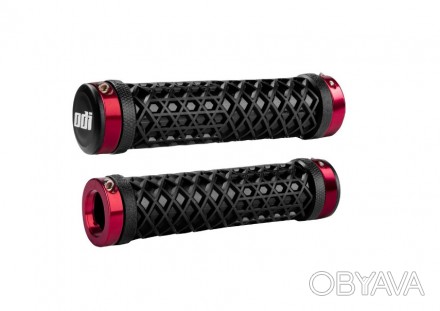 Грипсы ODI Vans® Lock-On Grips, Black w/ Red Clamps (черные с красными замками)
. . фото 1