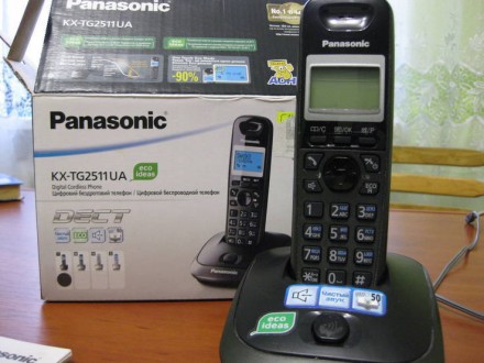 Продам 2 цифровых настольных телефона Panasonic модель KX TG2511UA Идеальное сос. . фото 3
