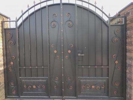Распашные ворота являются традиционными и часто использующимися. Сфера применени. . фото 12