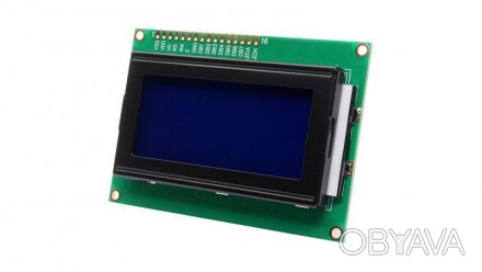  Модуль LCD 1604 дисплей синий символы белые под Arduino. Datasheet . . фото 1