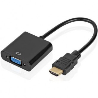 Переходник HDMI to VGA 0.10m Atcom (9220). Бровары. фото 1 Переходник HDMI to VGA 0.10m Atcom (9220). Бровары. фото 1