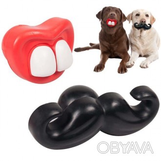 Игрушка для собак Flamingo Moustache/Mouth – радость не только для вашего питомц. . фото 1