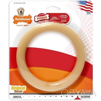 Nylabone Ring – прочная жевательная игрушка для собак, которая обладает множеств. . фото 1