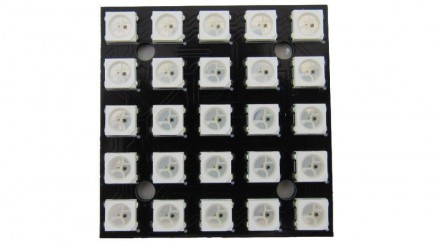 Светодиодный модуль RGB WS2812 5050 квадрат 25 диодов (17662). Івано-Франківськ. фото 1 Светодиодный модуль RGB WS2812 5050 квадрат 25 диодов (17662). Івано-Франківськ. фото 1