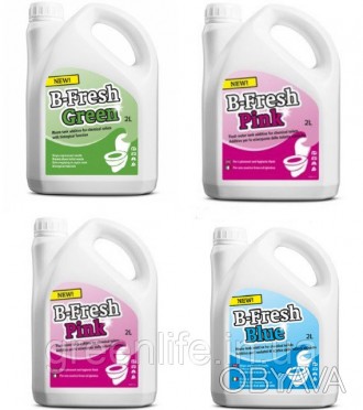 
Набор жидкости для биотуалета, B-Fresh Green + B-Fresh Blue+ B-Fresh Pink-2шт ,. . фото 1
