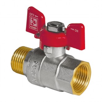 Кран шаровый Koer 1/2" ГШБ (KR.218) (KR0034). Харьков. фото 1 Кран шаровый Koer 1/2" ГШБ (KR.218) (KR0034). Харьков. фото 1