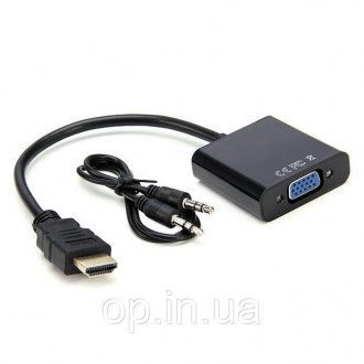 Конвертер видео и аудио сигнала HDMI - VGA (из HDMI в VGA )
Также в наличии конв. . фото 4