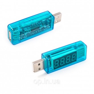 USB тестер напряжения и тока (вольтметр, амперметр)
Простой в использовании, ком. . фото 5