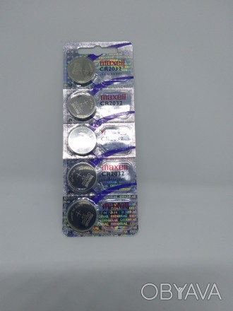 Батарейка для часов. Maxell CR2032 3.0V 200mAh 20x3.2mm Литиевая
Поставка из Евр. . фото 1