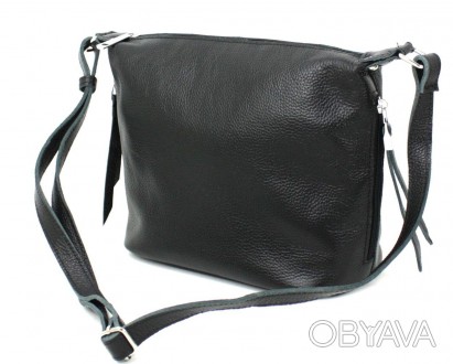 Кожаная женская сумка на плечо Borsacomoda, Украина черная 809.023
Женская лакон. . фото 1
