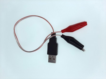 Переходник USB папа - зажимы крокодилы для USB тестера. Одесса. фото 1 Переходник USB папа - зажимы крокодилы для USB тестера. Одесса. фото 1